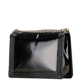 シャネル ボーイシャネル ショルダーバッグ ブラック パテントレザー レディース CHANEL 【中古】
